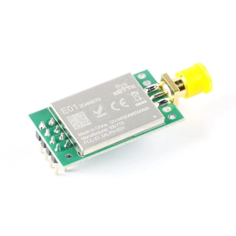 NRF24L01P+PA+LNA high-power 2.4G wireless transceiver module, 2500 meter long-distance communication anti-interference