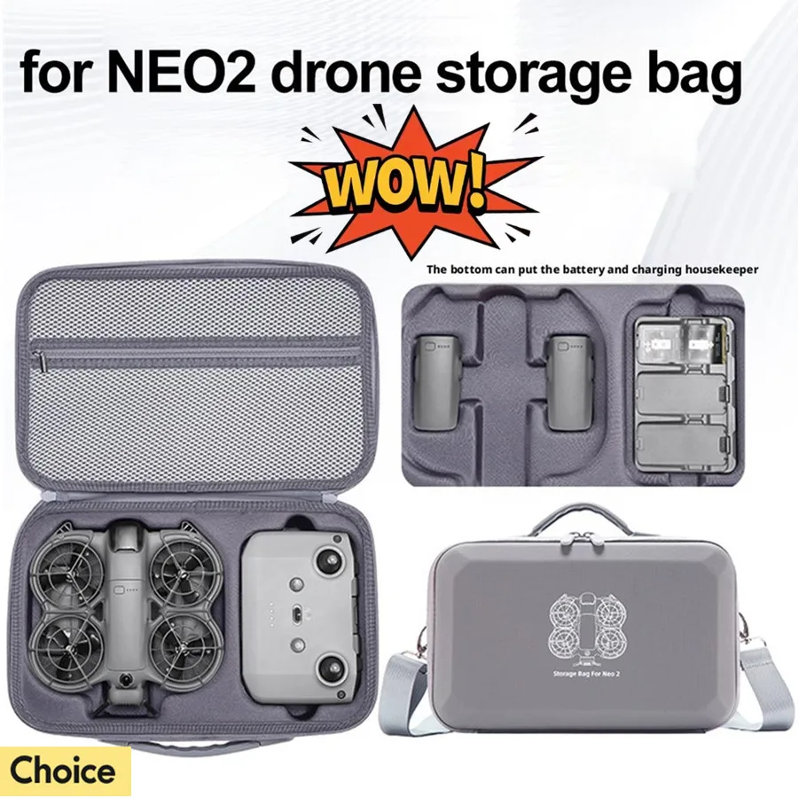 Étui de transport de protection pour DJI NEO 2, pochette Portable étanche pour accessoires de Drone