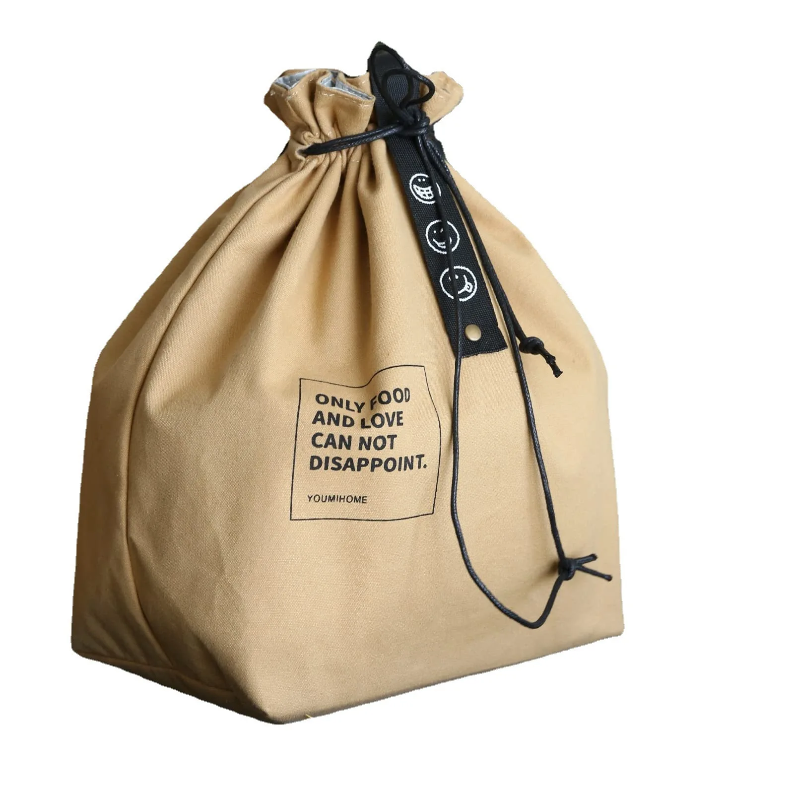 

Large Insulated Aluminum Foil Lunch Bag Handle Bag Insulated Lunch Bag Picnic Student Bento Handbag lunch bags for men