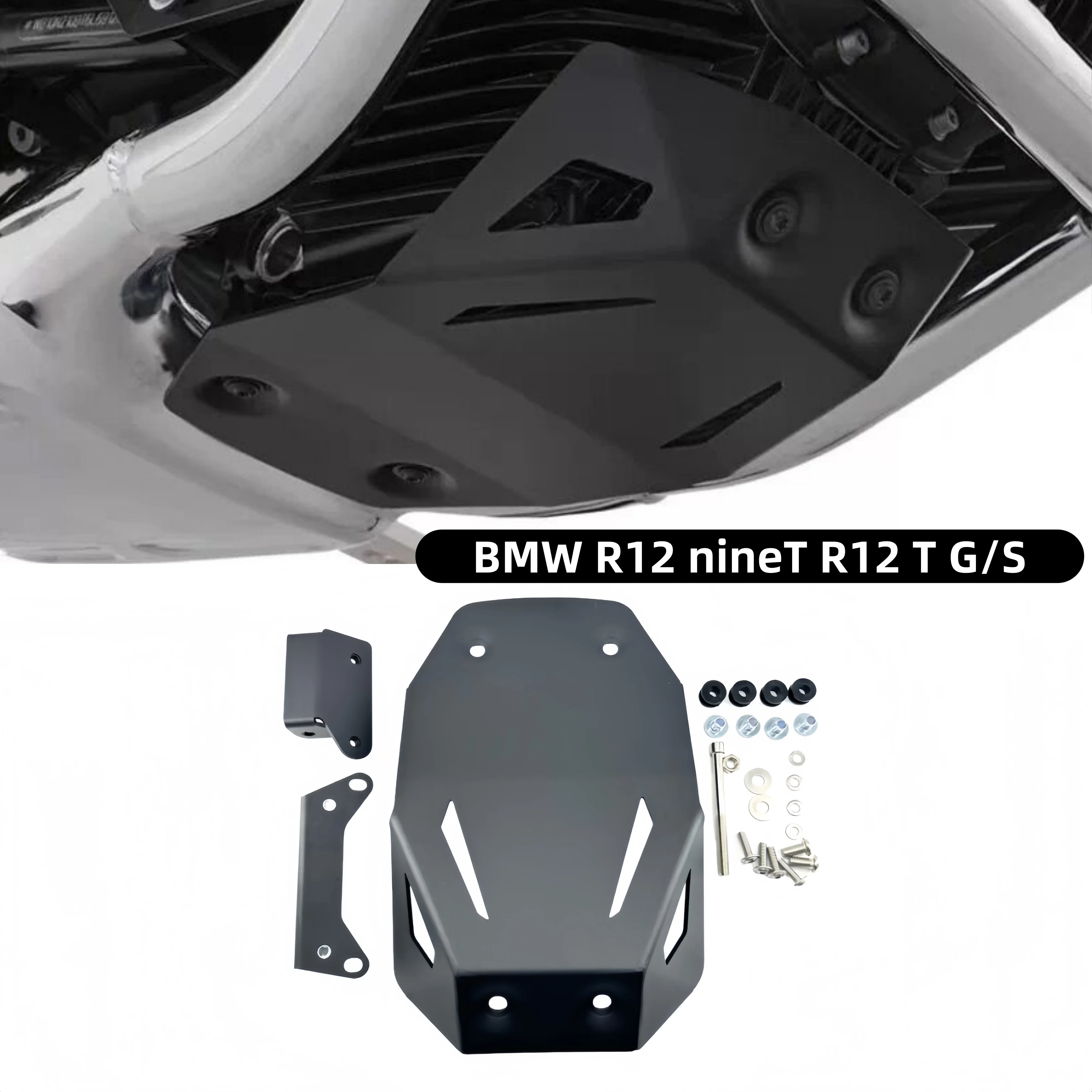 

FOR BMW R12 Motorcycle Accessories Skid Plate Bash Frame Guard Protection Cover For BMW R12NINET R 12 NineT NINE T 2023 2024 202