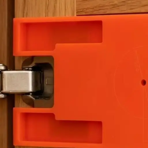 Precision Closet Side Positioning Clips For Accurate Wardrobe Installation - Plastic Stair-Step Locator Tool