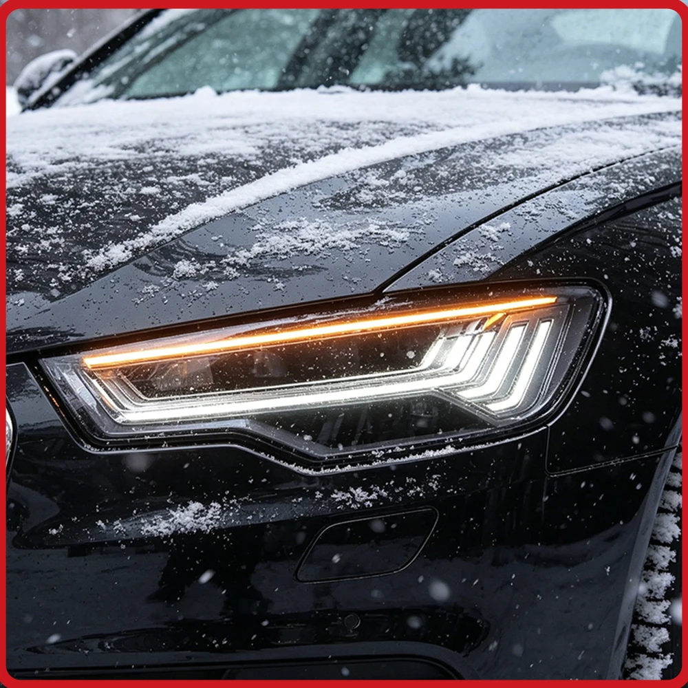 

For Audi A6 C7 2012-2018 Headlights Assembly Upgrade LED Accessories,Matrix LED Headlights,Streamer Turn Light,Plug and Play