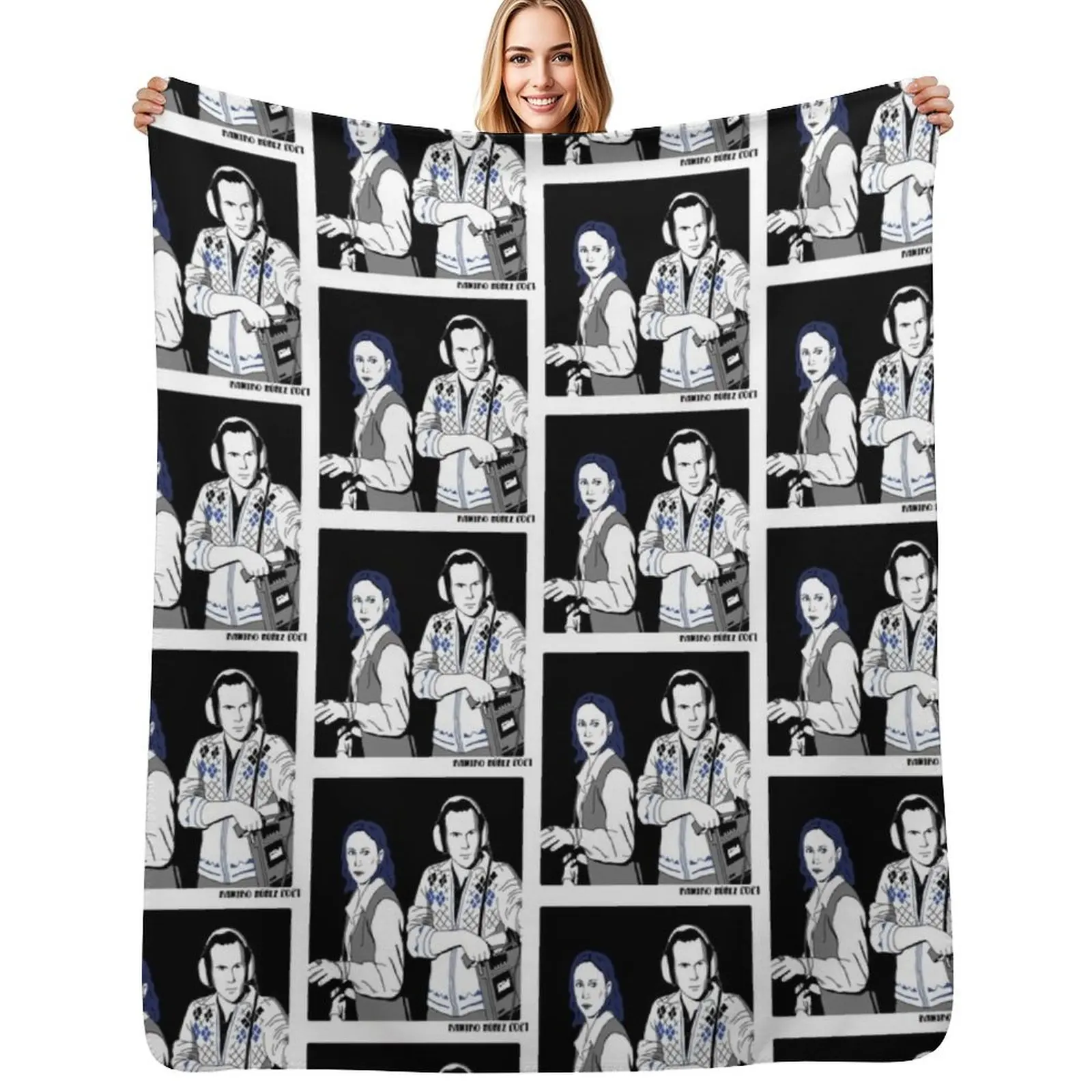 The Warrens Lorraine & Ed Warren Throw Blanket Fade Resistant Durable Throw Blanket