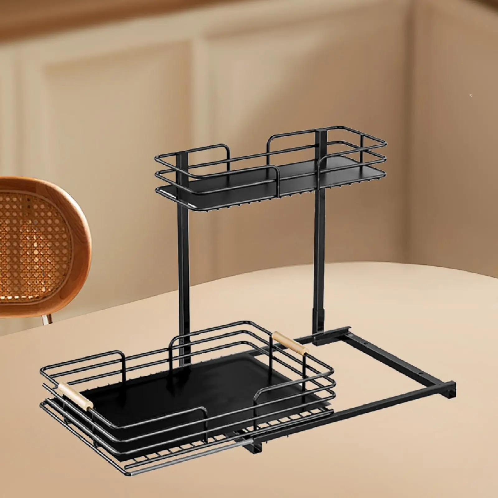 

Кухонный стеллаж для хранения кухонной столешницы, органайзер для кладовой, общежития, кухни