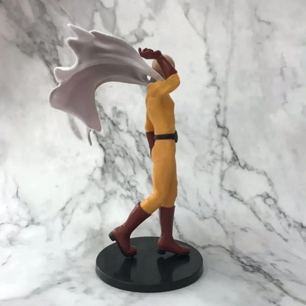 20Cm One Punch-Man Anime Figure Saitama Lift Up The Cloak Standing Action Figure Pvc Model Decoration Collection Toy Kids Gifts