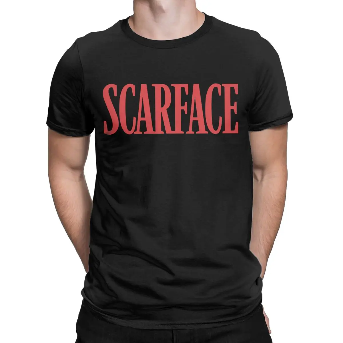 Men's Scarface Logo T Shirt 100% Cotton Clothes Vintage Short Sleeve O Neck Tee Shirt New Arrival T-Shirts