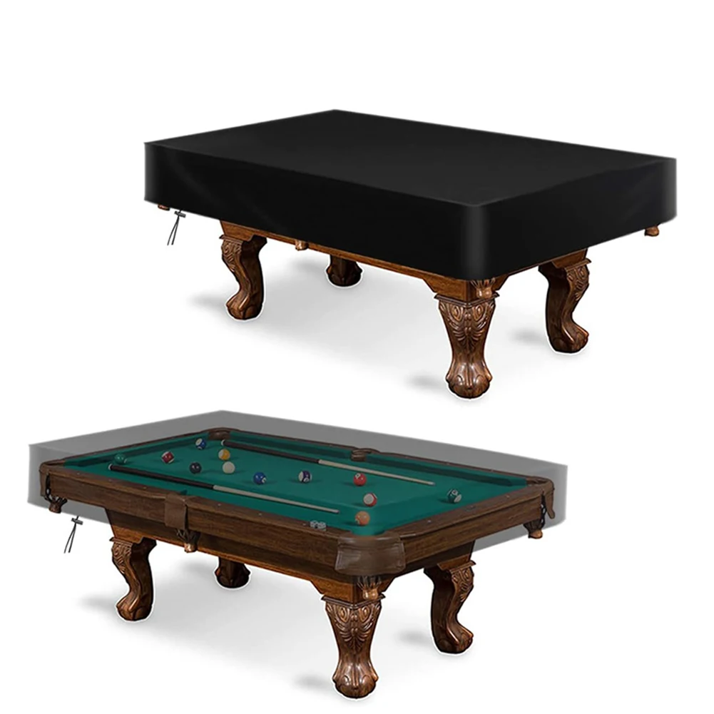 

420D Oxford Fabric Cover Billiard Table Cover Home Billiard Setup Custom Fit Cover Drawstring Design 235*133*21cm