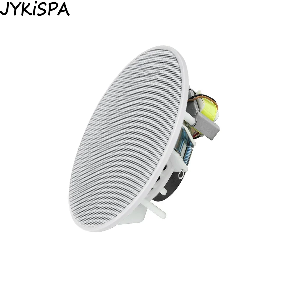 6.5 Inch 10W Coaxial Ceiling Speaker 70V/100V PA System Amplifier Home Theater Publick Address Loudspeaker for Office Hotel