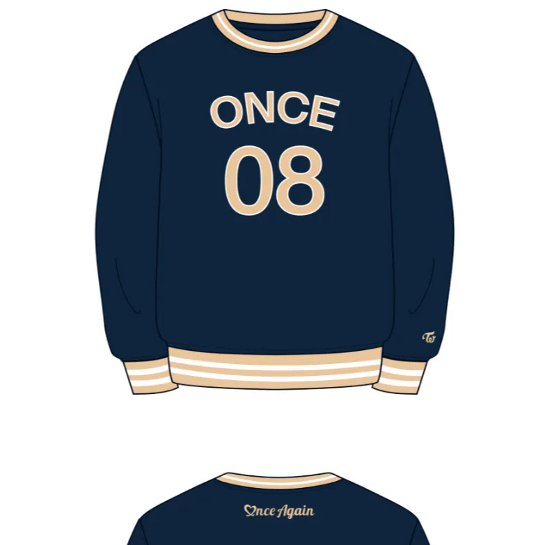 KPOP Twice Once Again Album Graphic Hoodies Y2K Streetwear Hip Hop Crewneck Sweatshirt Unisex Harajuku Tracksuit Couple Clothes