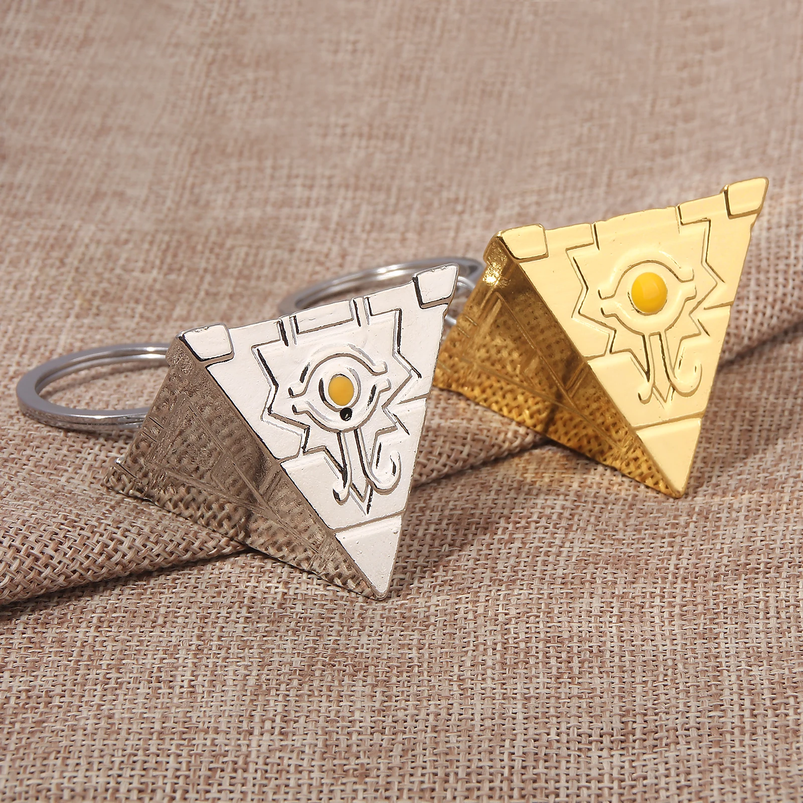 Game Yu-Gi-Oh! Necklaces Yugioh 3D Millennium Puzzle Eye Pendant Eye Of Horus Kolye Collares Men Women Cosplay Jewelry Gift
