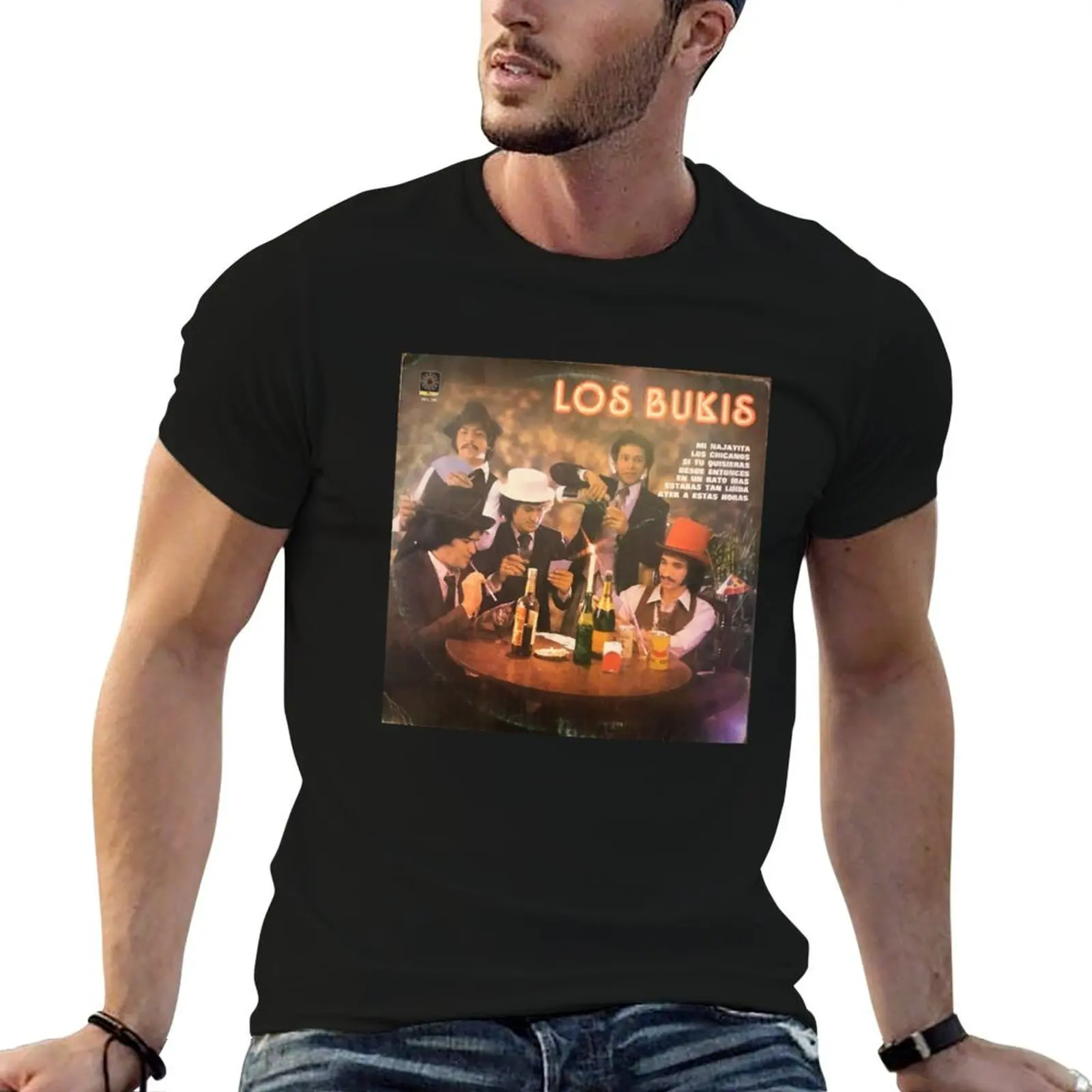 

Los Chicanos Los Bukis T-Shirt t shirt man plain cotton t shirt man t shirts for man cotton soft T-Shirt