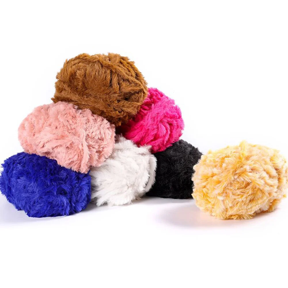 

Doll Yarn Ball Crochet Yarn Anti-Pilling Fine Dacron Quality Hand Knitting Thread For Scarf Hat Sweater Doll DIY Handmade Tools