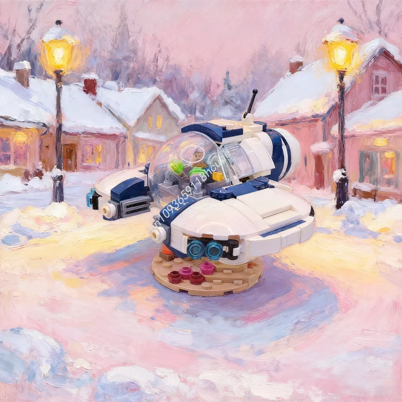 261 stücke MOC Subnautica Seamoth Modell Bausteine Architektur Montieren DIY Kreative Idee Weihnachten Geschenke Ziegel Spielzeug Kinder