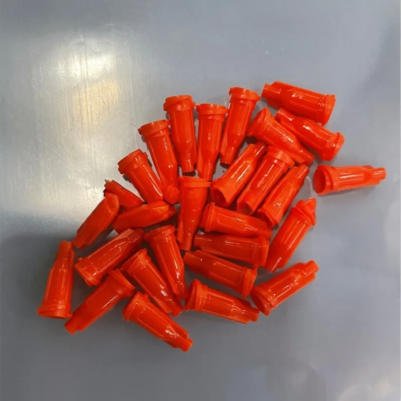 235 pcs Dispensing Tip Covers, Leak Proof Seal, suitable for Dispensing Needle Protection, Universal Tight Fit