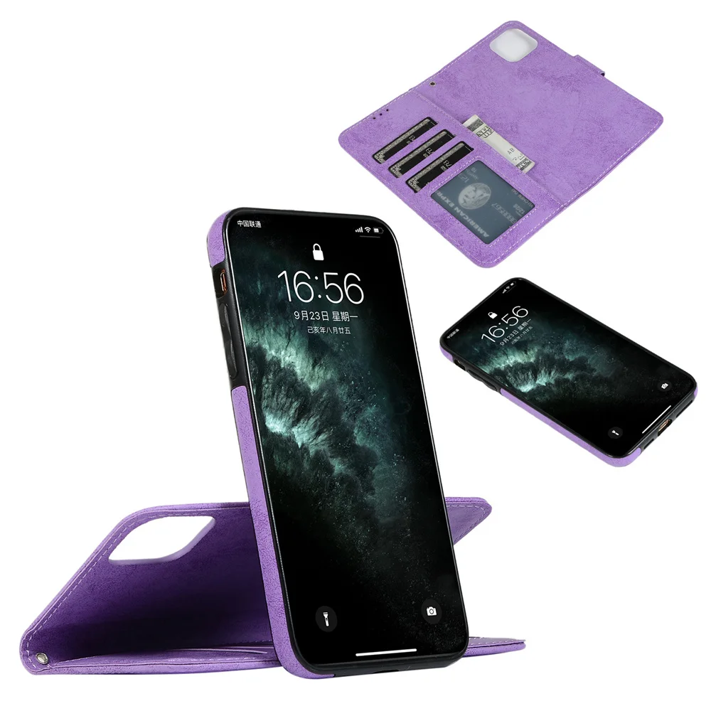 2-in-1 Detachable for iPhone 15 14 13 12 11 Pro Max Plus Mini X XR XS Wallet case,Flip Folio Book PU Leather Protective Cover