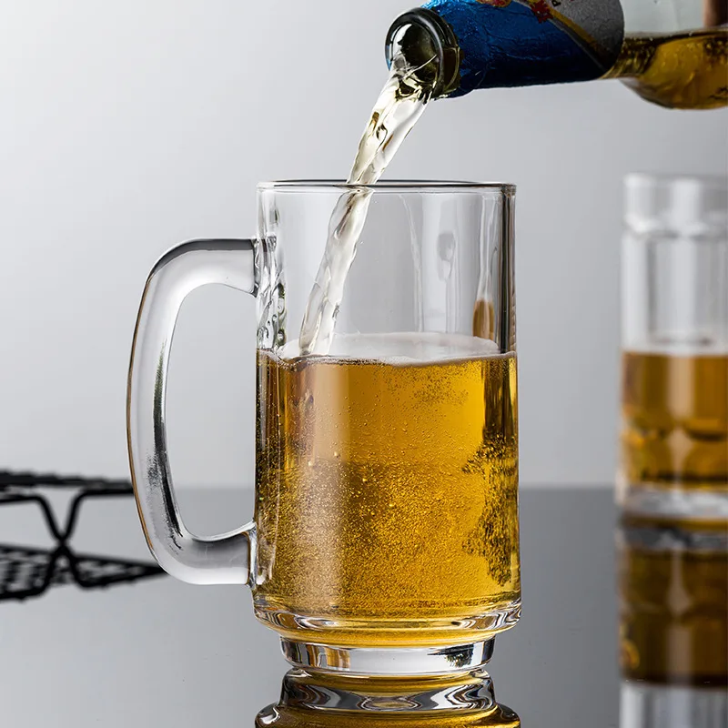 2 قطعة أدوات الشرب الإبداعية أكواب شفافة البيرة الزجاج زجاجة مقاومة للحرارة أكواب للشرب أكواب ويسكي الكلاسيكية الرائعة #3