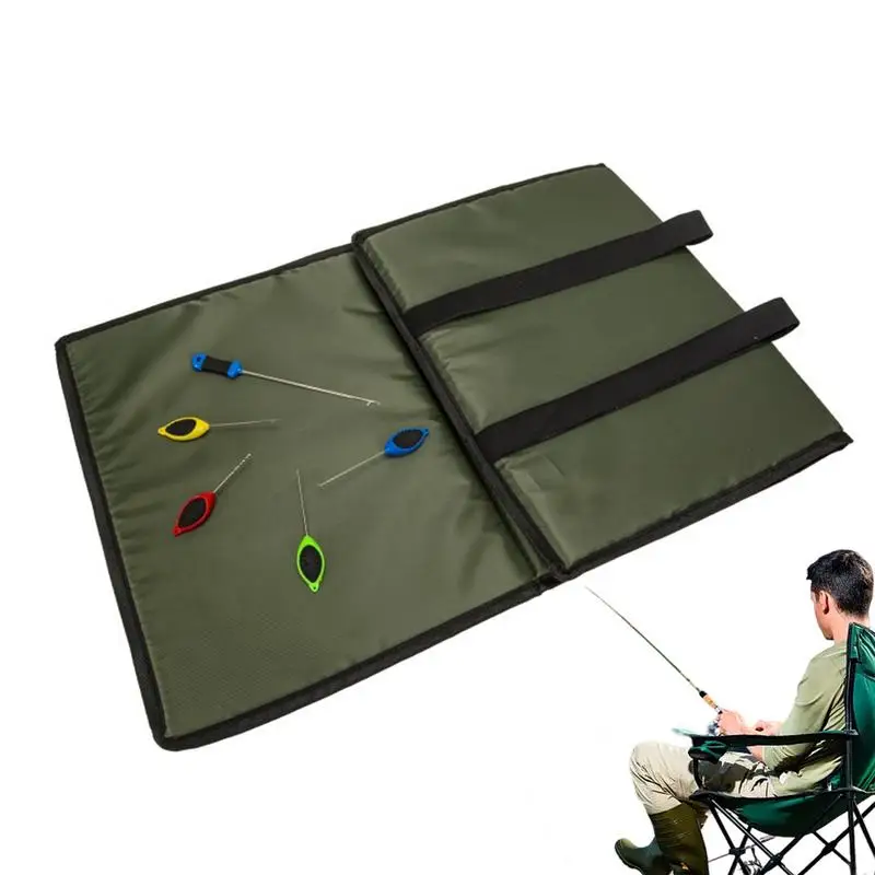 Fishing Unhooking Mat 3 Fold Design Fishing Landing Pad Multipurpose Fish Protection Mats Lightweight Fish Pads Fish Gear For