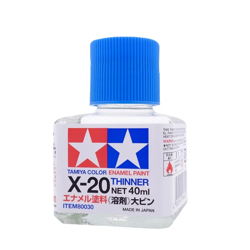 TAMIYA 80030 Color Enamel Paint Thinner 40ML X-20 Oil Paint Solvent Diluent Model Consumables Accessories for Handmade Model