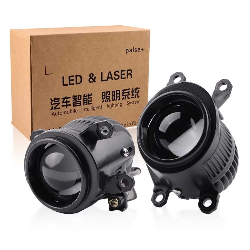 Dla Toyota Bi LED światła przeciwmgielne 2.0 Cal Mini projektor światła przeciwmgielnego światła o dużej mocy biały reflektor Led