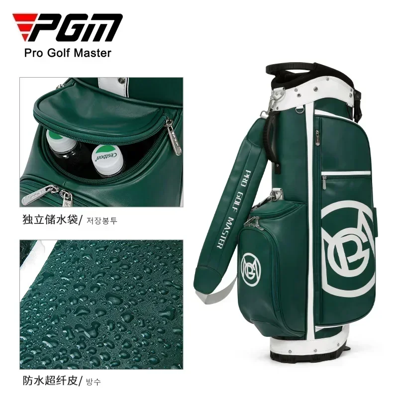 

2027PGM 2024 Large Capacity 2028Stand Carry Clubs with Bracket Bags Woman Lightweight Waterproof Portable Golf Bag QB128