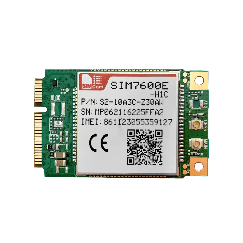 SIMCOM SIM7600E-H1C MINI PCIE LTE Cat1 module compatible with Quectel EC25-EUX 4G modem LTE-FDD B1/B3/B5/B7/B8/B20 B38/B40/B41