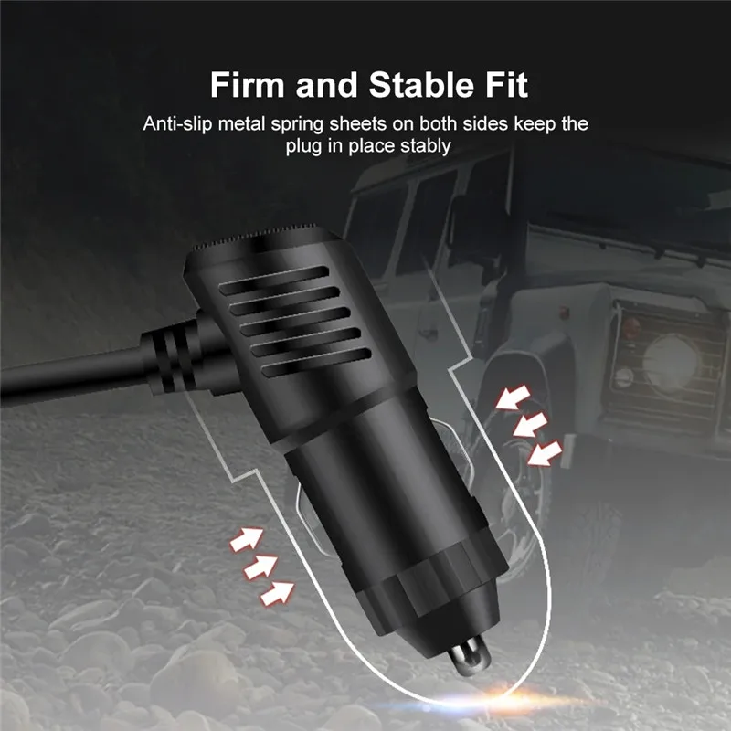 Car Sockets 3 in 1 USB Type C Fast Charger Cigarette Lighter Splitter 12V 120W Phone Power Adapter for DVR GPS Car Accessories