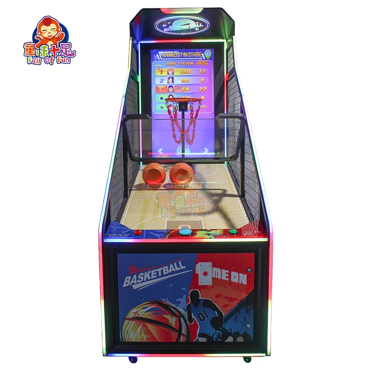 Coin Operated Basketball Arcade Machine Indoor Street Shooting Game for Amusement Center