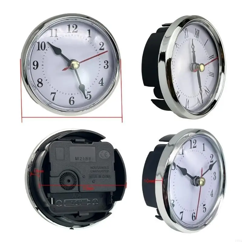 Practical 3-1/8Inch Clock Insert with Roman Trim Clock Insert Home Decors 