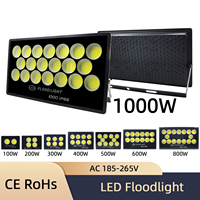 NEW Led Flood Light 500W 400W 300W 200W 100W AC 220V Outdoor Wall Floodlight Spotlight IP66 Waterproof LED Street Lamp