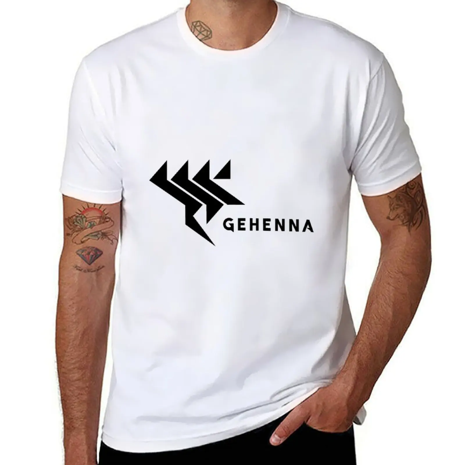 

shirt gehenna cotton t t T-Shirt 100% anime tshirt man for shirts