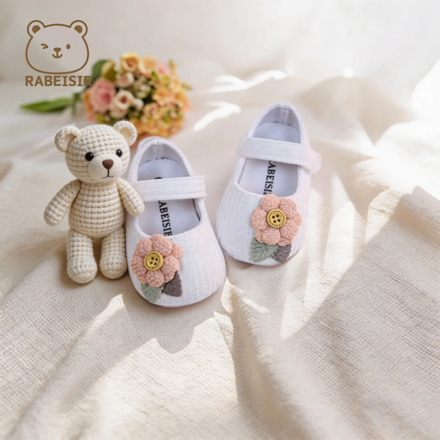 Baby Step Shoes Baby's First Pair of Toddler Shoes Baby Shoes Breathable Non-slip Girls Fashion Shoes Princess Style
