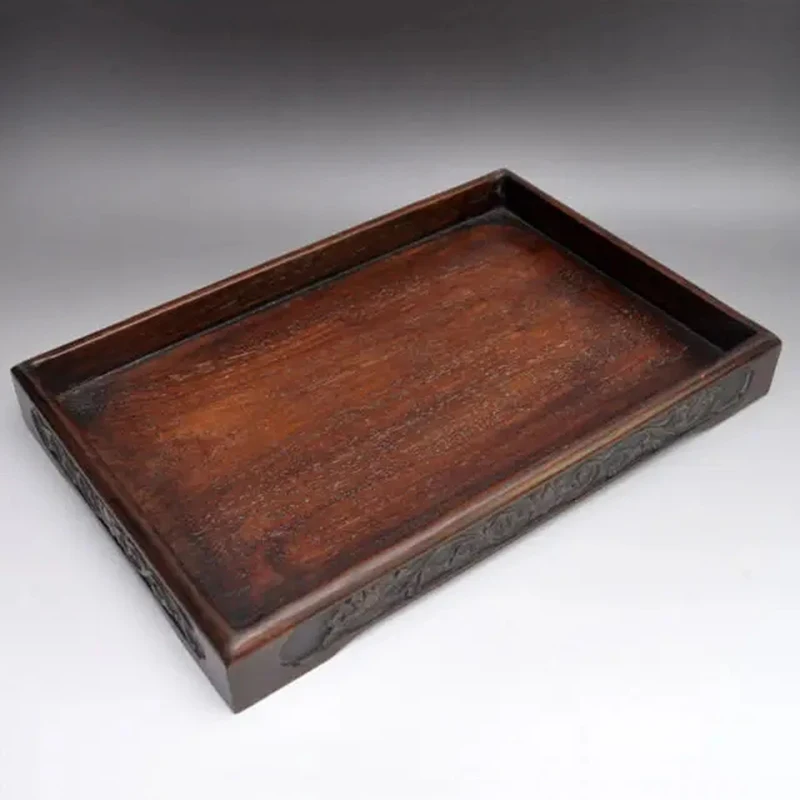 Gorgeous Antique Chinese rosewood Serving Tray ( Random Pattern )