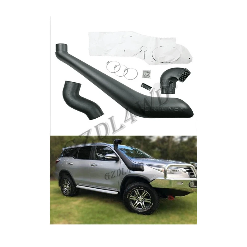 Vehicle Exterior Accessoris Snorkel 4x4 Kit For Fortuner 156 Series (Diesel) 2015 onwards Pickup Black Snorkel 4x4 Accessories