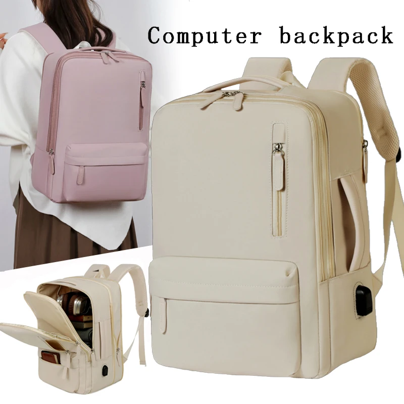 حقيبة ظهر للسفر والعمل قابلة للتوسيع، وحقيبة ظهر ذات سعة كبيرة، وحقيبة ظهر للكمبيوتر المحمول، وحقيبة ظهر لطلاب الجامعات #1