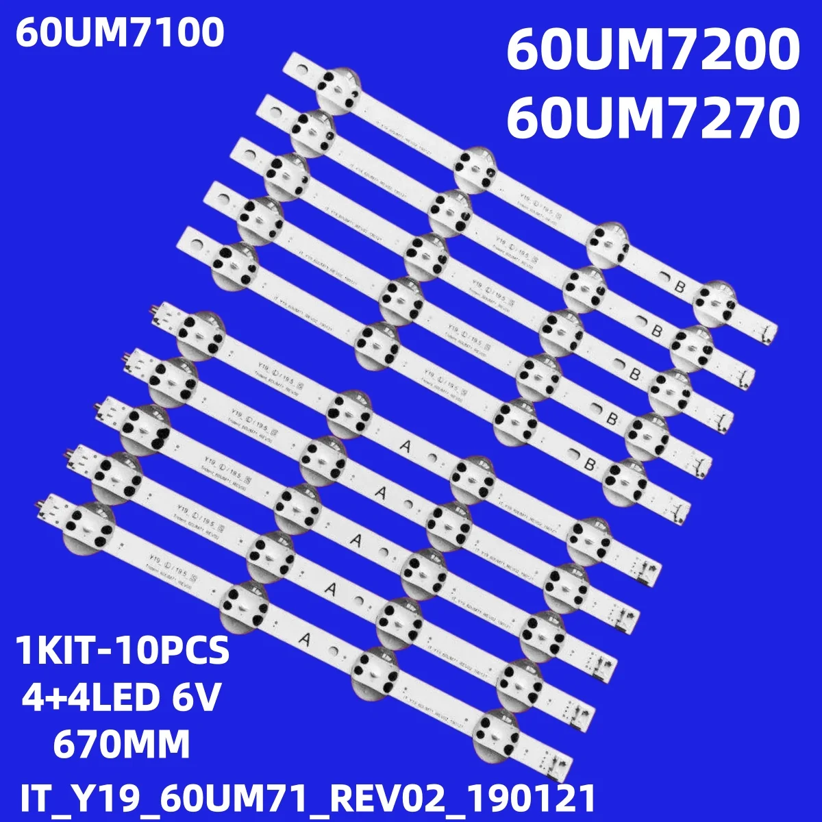 LED Backlight Strip for 60UM710060UM720060UM7270 IT_Y19_60UM71_REV02_190121