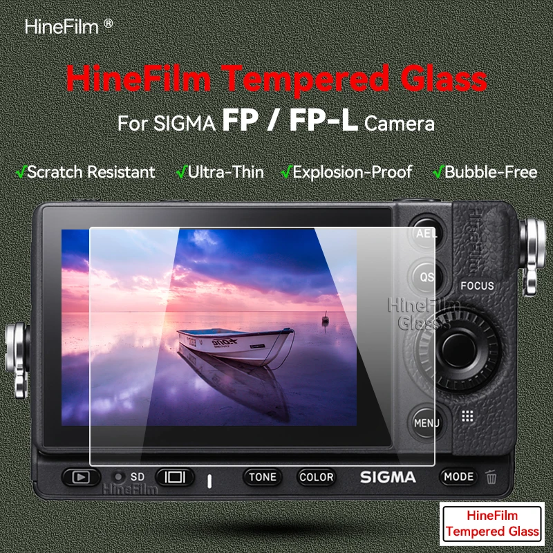 

Hinefilm Screen Protector FP L Camera Glass Film For Sigma FP FPL Camera 9H Hardness Tempered Glass LCD Screen Protector