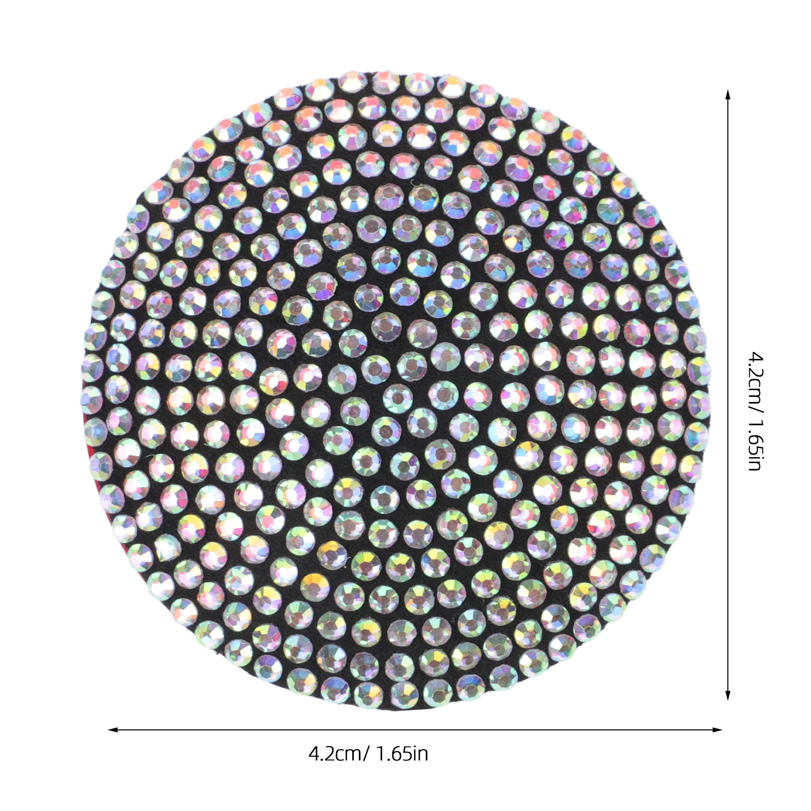 Rhinestone Decorative Circle Car Interior Bling Accessories Women Push Start Button Cover Engine Glamour Switch