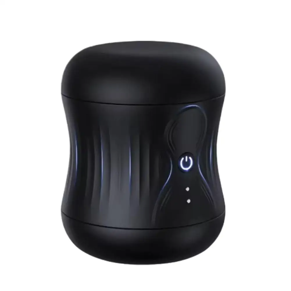 Open-ended Automatic Male Masturbator Vibration Men Training Masturbation Simulation Blowjob Machine Soft Adult Goods Sex Toys