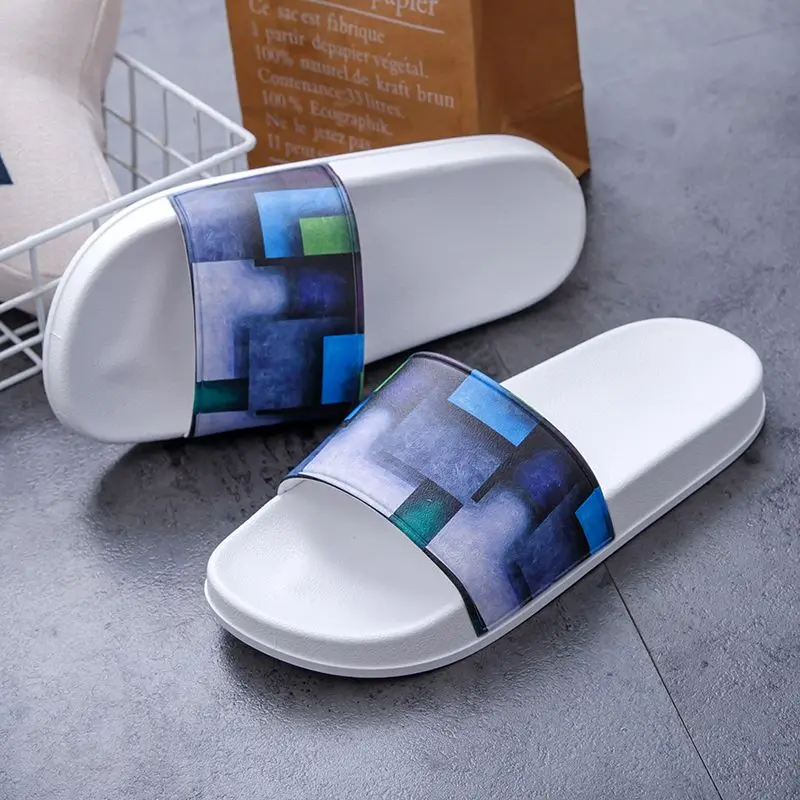 Fashion Platform Slippers Men Women Summer Beach Slides Casual Non-Slip EVA Sandals Indoor Outdoor Wear Trendy Shoes