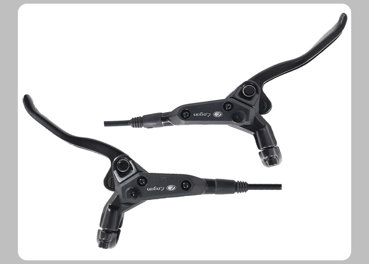 TESNO M500 2-Piston MTB Hydraulic Disc Brake Set Aluminum Alloy Front And Rear Bicycle Brakes with Silicone Protective Covers