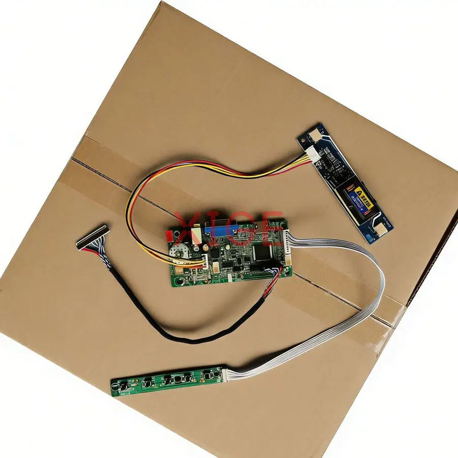 

Для M185B1 LTM185AT01 LTM185AT02 MT185GW01 Комплект платы контроллера привода дисплея DIY 2-CCFL 30-контактный LVDS VGA + HDMI 1366x768 1366*768