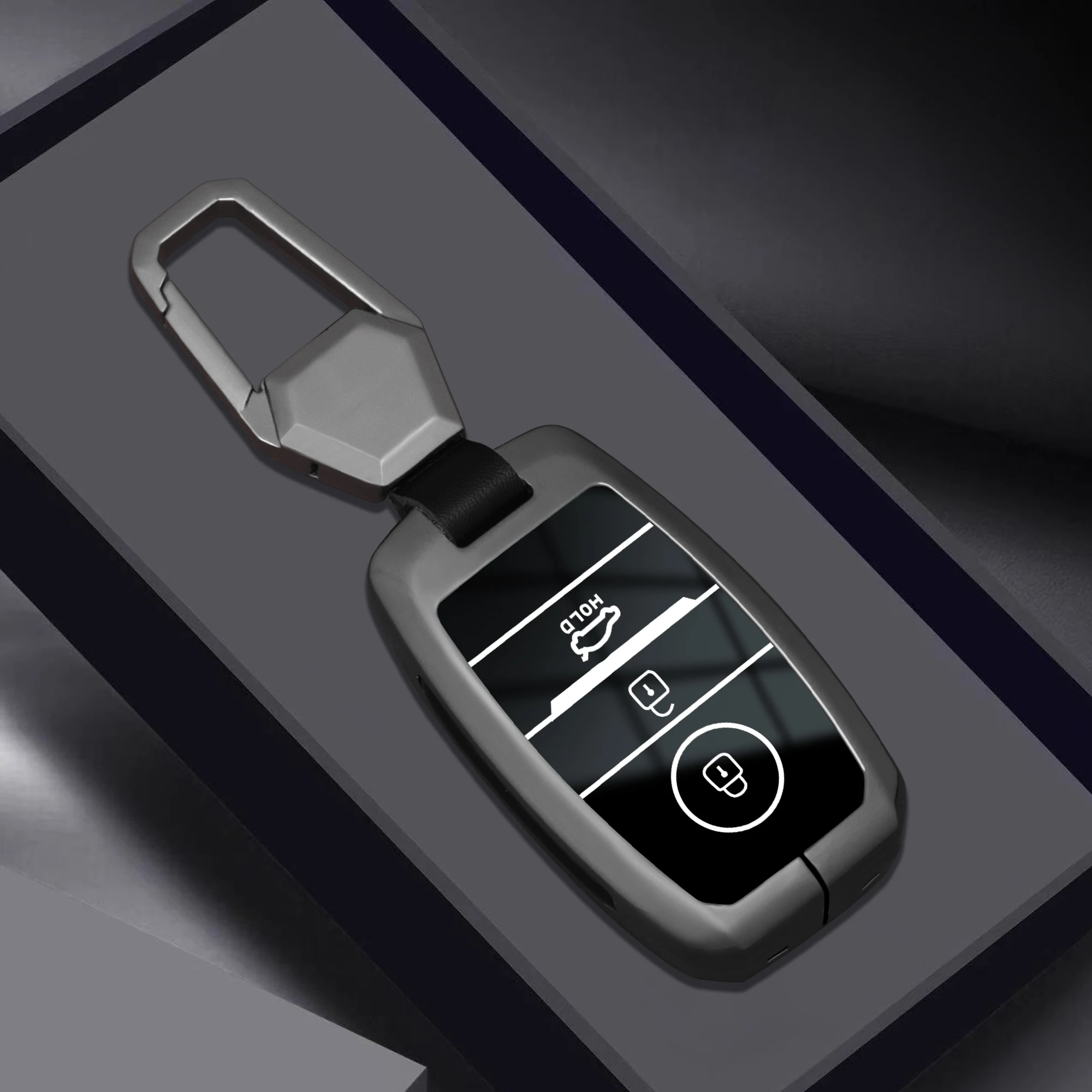 For Kia Sportage Sorento Optima Rio Soul Forte Cerato K5 K3 Alloy Car Key Case Cover 3 Buttons