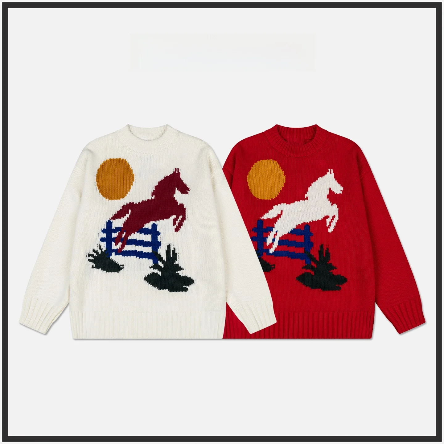 

Aluni Year Limited Edition Woolen Knitted Sweater ex Autumn Winter Heart Pattern Casual Sle Long Sve Top