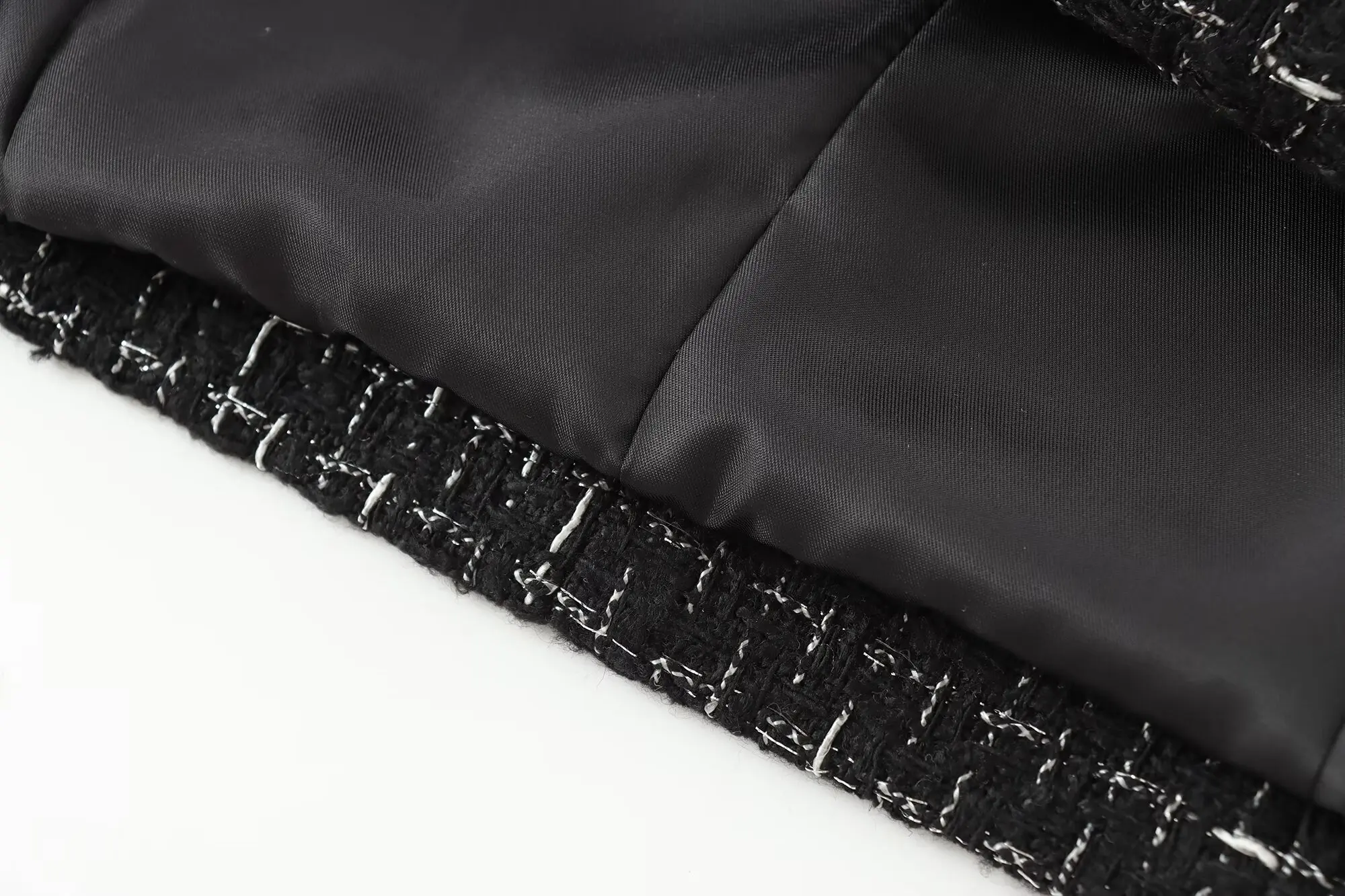 صدرية ذهبية قصيرة مزخرفة بالأزهار للنساء ، رقبة مستديرة ، بلوزة أنيقة بدون أكمام ، زخرفة بأزرار ، موضة كلاسيكية غير رسمية ، جديدة