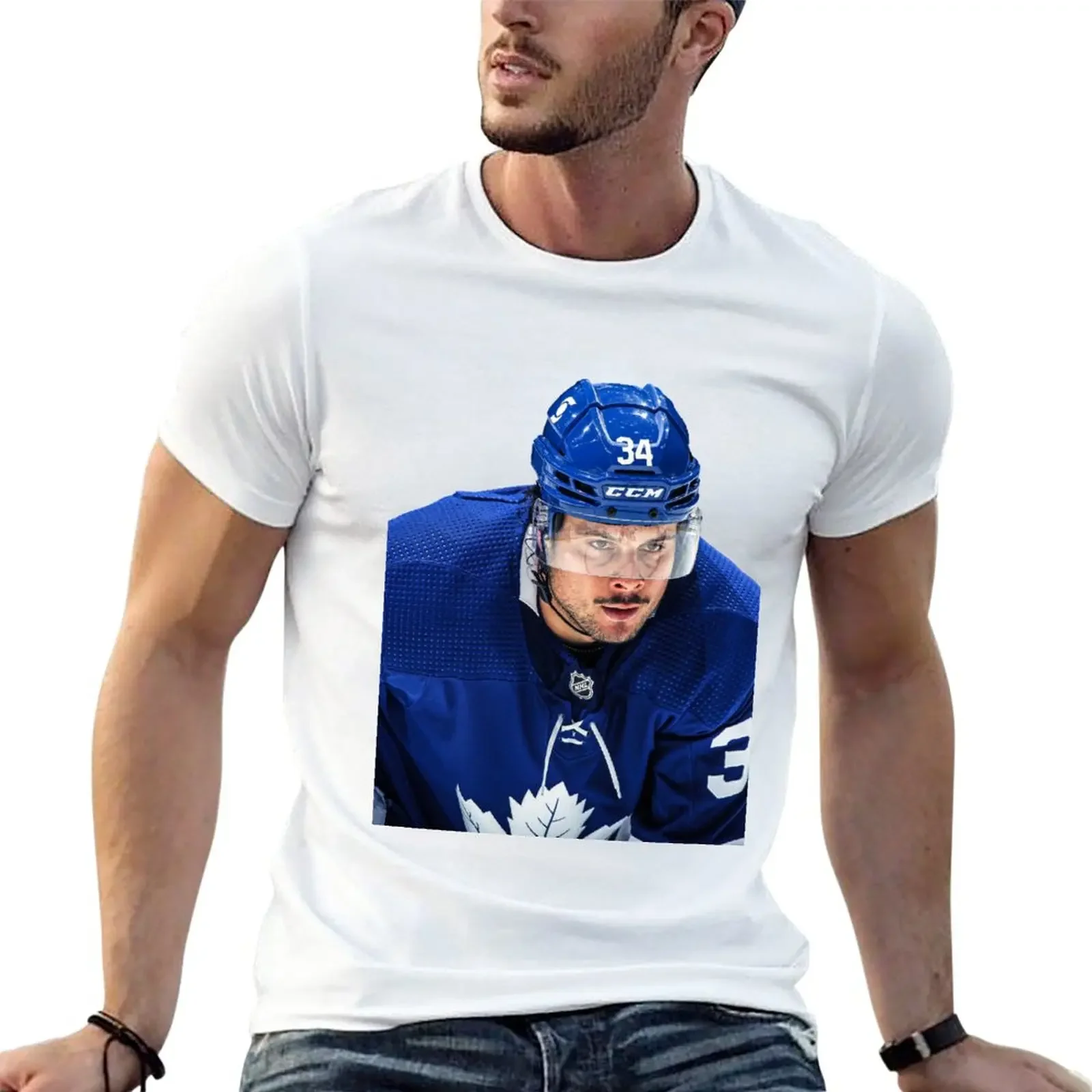 Auston Matthews 2021 T-Shirt korean fashion funnys Aesthetic clothing workout shirts for men