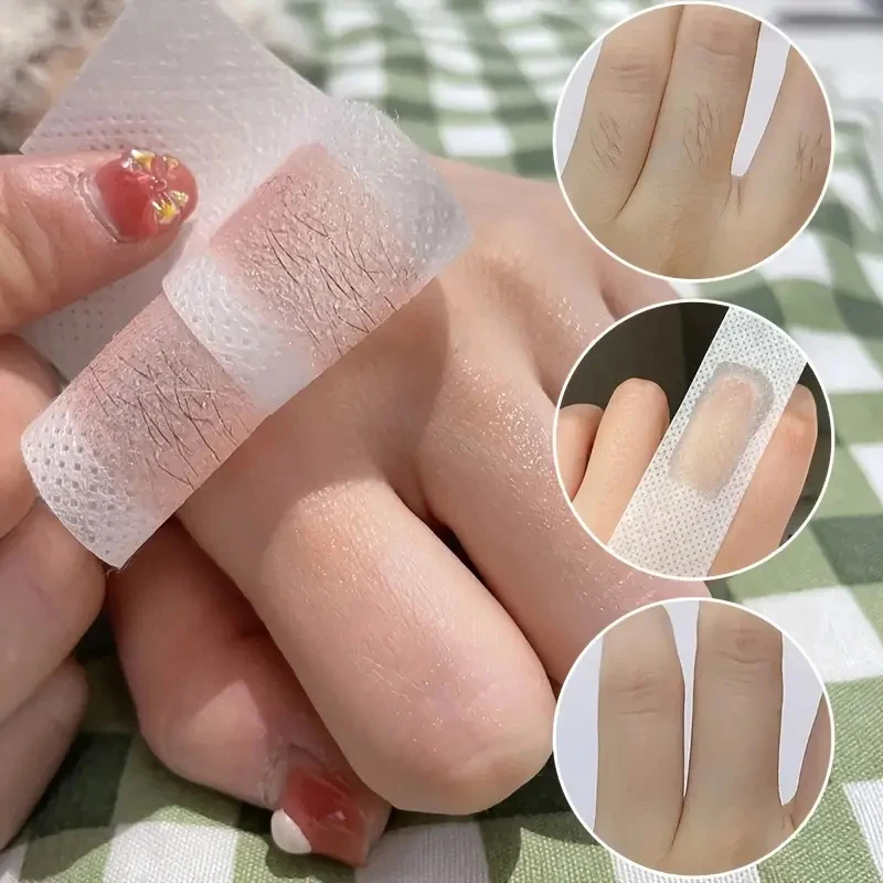 10Pcs Professional Hair Removal Wax Strips Waxing Wipe Sticker For Face Leg Lip Eyebrow Leg Arm Body Hair Remove
