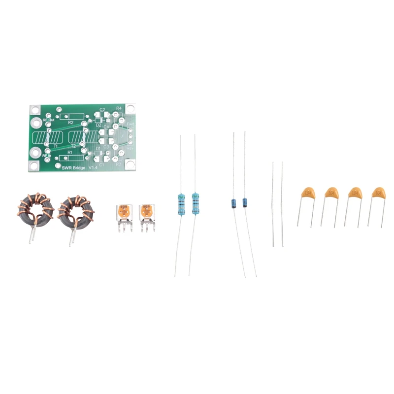 

1 Set 1.8M-30Mhz SWR Bridge 1.4 Assembly Kits Electronic Components RF SWR Reflection Bridge For RF Network