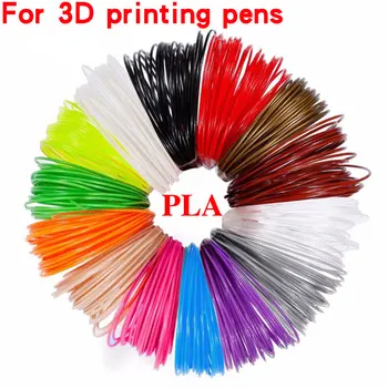 Consumíveis pla de 1.75mm para canetas 3d, materiais de impressão 3d, recargas de impressora 3d, formato tridimensional, inodoro e livre de poluição