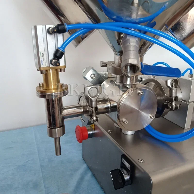 5-1000ml Fully Automatic Peanut Butter Filling Machine With Heating And Stirring