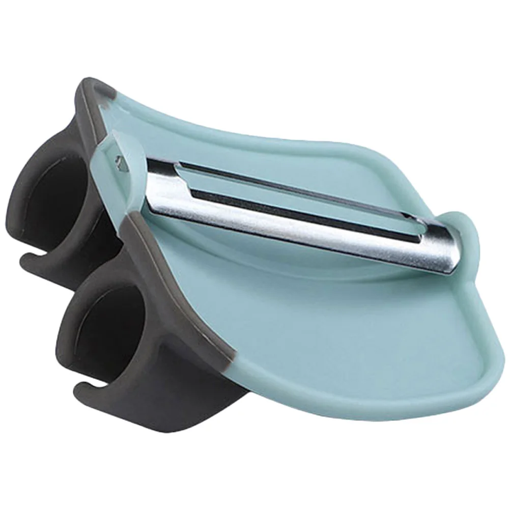 

Heavy Duty Finger Style Peeler Stainless Steel Blade for Fast Easy Vegetable Fruit Peeling Perfect Kitchen Utility Tool for Home